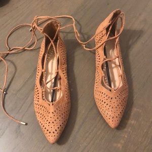 Missguided flats with laces